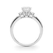Classic Remountring Round Diamond Engagement Ring in 10K/14K gold and platinum with certified lab-grown or natural diamonds