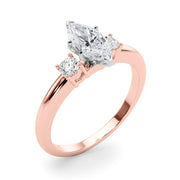 Classic Remountring Round Diamond Engagement Ring in 10K/14K gold and platinum with certified lab-grown or natural diamonds