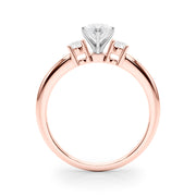 Classic Remountring Round Diamond Engagement Ring in 10K/14K gold and platinum with certified lab-grown or natural diamonds