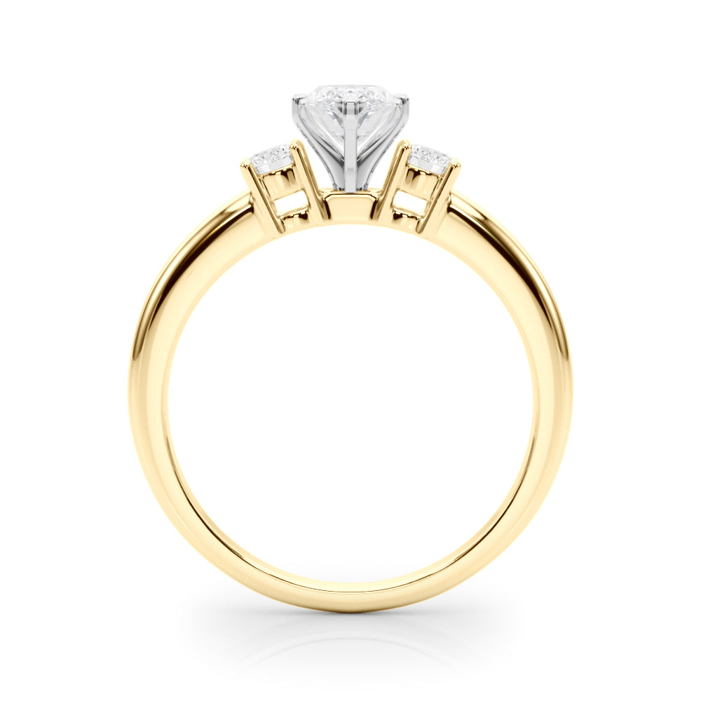 Classic Remountring Round Diamond Engagement Ring in 10K/14K gold and platinum with certified lab-grown or natural diamonds