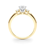 Classic Remountring Round Diamond Engagement Ring in 10K/14K gold and platinum with certified lab-grown or natural diamonds