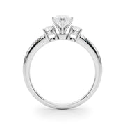 Classic Remountring Round Diamond Engagement Ring in 10K/14K gold and platinum with certified lab-grown or natural diamonds