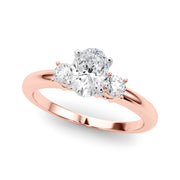 Classic Remountring Round Diamond Engagement Ring in 10K/14K gold and platinum with certified lab-grown or natural diamonds
