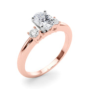 Classic Remountring Round Diamond Engagement Ring in 10K/14K gold and platinum with certified lab-grown or natural diamonds