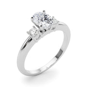 Classic Remountring Round Diamond Engagement Ring in 10K/14K gold and platinum with certified lab-grown or natural diamonds