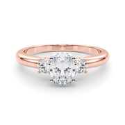 Classic Remountring Round Diamond Engagement Ring in 10K/14K gold and platinum with certified lab-grown or natural diamonds