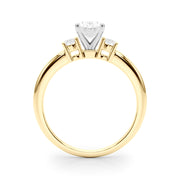 Classic Remountring Round Diamond Engagement Ring in 10K/14K gold and platinum with certified lab-grown or natural diamonds