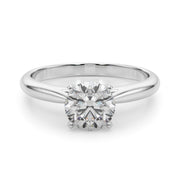 Eternal Remount Ring Round Diamond Engagement Ring in 10K/14K gold and platinum with certified lab-grown or natural diamonds