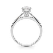 Eternal Remount Ring Round Diamond Engagement Ring in 10K/14K gold and platinum with certified lab-grown or natural diamonds