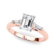 Majestic Remount Ring Round Diamond Engagement Ring in 10K/14K gold and platinum with certified lab-grown or natural diamonds