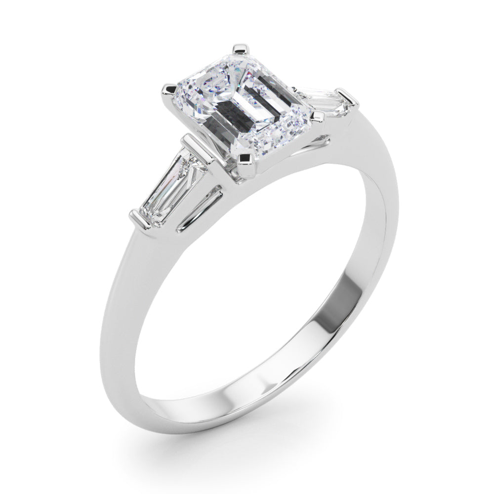 Majestic Remount Ring Round Diamond Engagement Ring in 10K/14K gold and platinum with certified lab-grown or natural diamonds