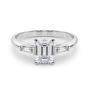 Majestic Remount Ring Round Diamond Engagement Ring in 10K/14K gold and platinum with certified lab-grown or natural diamonds