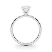 Noble Remount Ring Round Diamond Engagement Ring in 10K/14K gold and platinum with certified lab-grown or natural diamonds