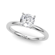 Noble Remount Ring Round Diamond Engagement Ring in 10K/14K gold and platinum with certified lab-grown or natural diamonds