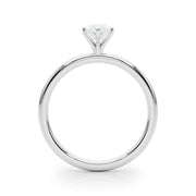 Noble Remount Ring Round Diamond Engagement Ring in 10K/14K gold and platinum with certified lab-grown or natural diamonds