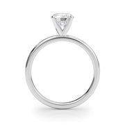 Noble Remount Ring Round Diamond Engagement Ring in 10K/14K gold and platinum with certified lab-grown or natural diamonds