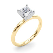 Noble Remount Ring Round Diamond Engagement Ring in 10K/14K gold and platinum with certified lab-grown or natural diamonds