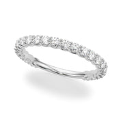 Diamond Half Eternity Ring in Gold & Platinum