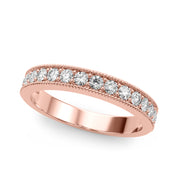 1/4 Dia Tw Half Eternity Ring in Gold & Platinum