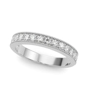 1/4 Dia Tw Half Eternity Ring in Gold & Platinum