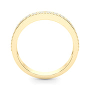 1/4 Dia Tw Half Eternity Ring in Gold & Platinum