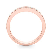 1/4 Dia Tw Half Eternity Ring in Gold & Platinum