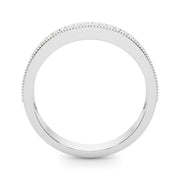 1/4 Dia Tw Half Eternity Ring in Gold & Platinum