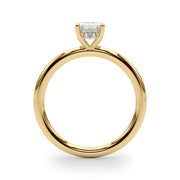 Luxe Hidden Halo Ec Engagement Ring Emerald Diamond Engagement Ring in 10K/14K gold and platinum with certified lab-grown or natural diamonds