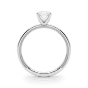 Majestic Solitaire Round Diamond Engagement Ring in 10K/14K gold and platinum with certified lab-grown or natural diamonds