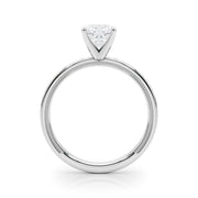 Majestic Solitaire Round Diamond Engagement Ring in 10K/14K gold and platinum with certified lab-grown or natural diamonds