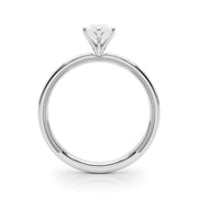 Majestic Solitaire Round Diamond Engagement Ring in 10K/14K gold and platinum with certified lab-grown or natural diamonds