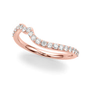 Diamond Half Eternity Ring in Gold & Platinum