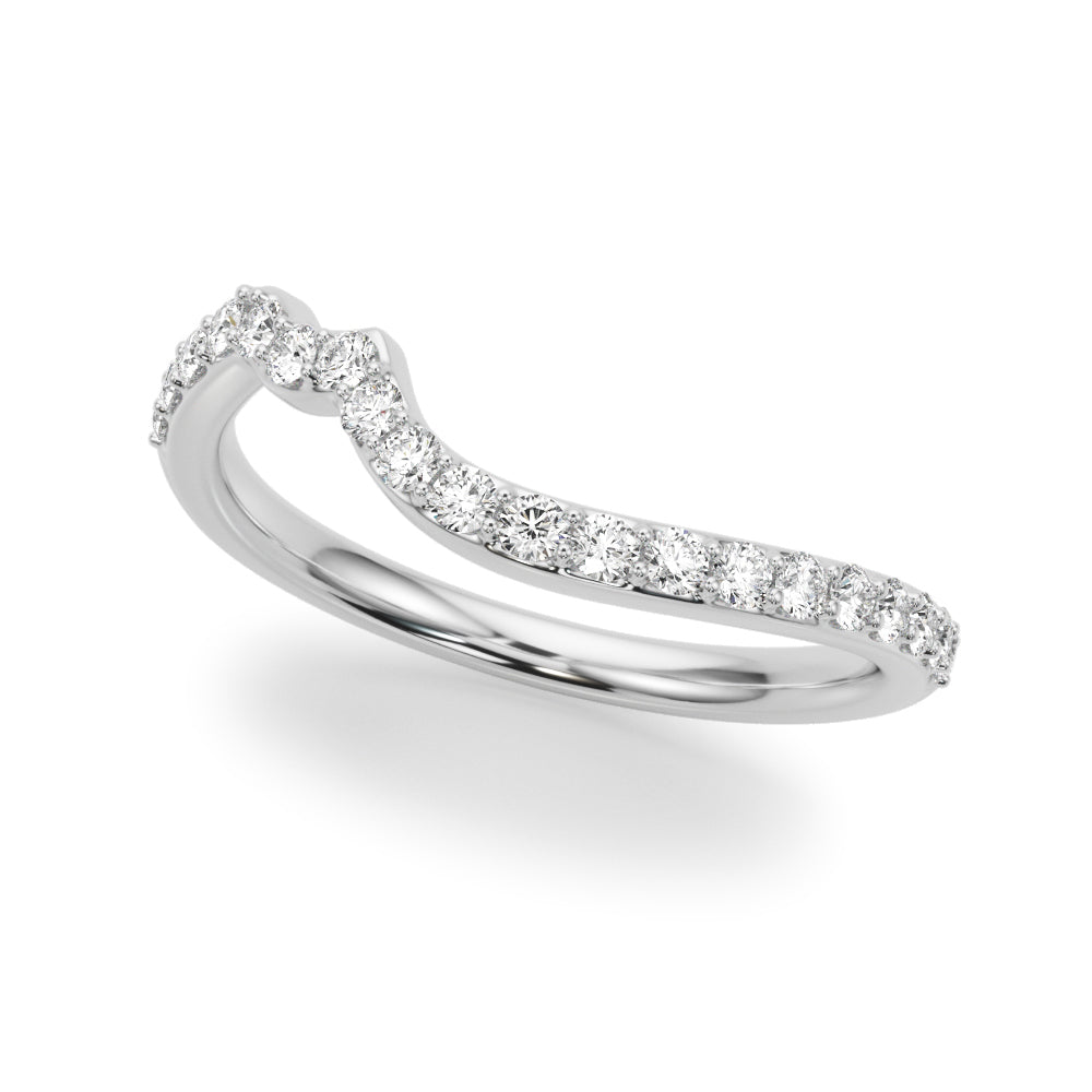 Diamond Half Eternity Ring in Gold & Platinum