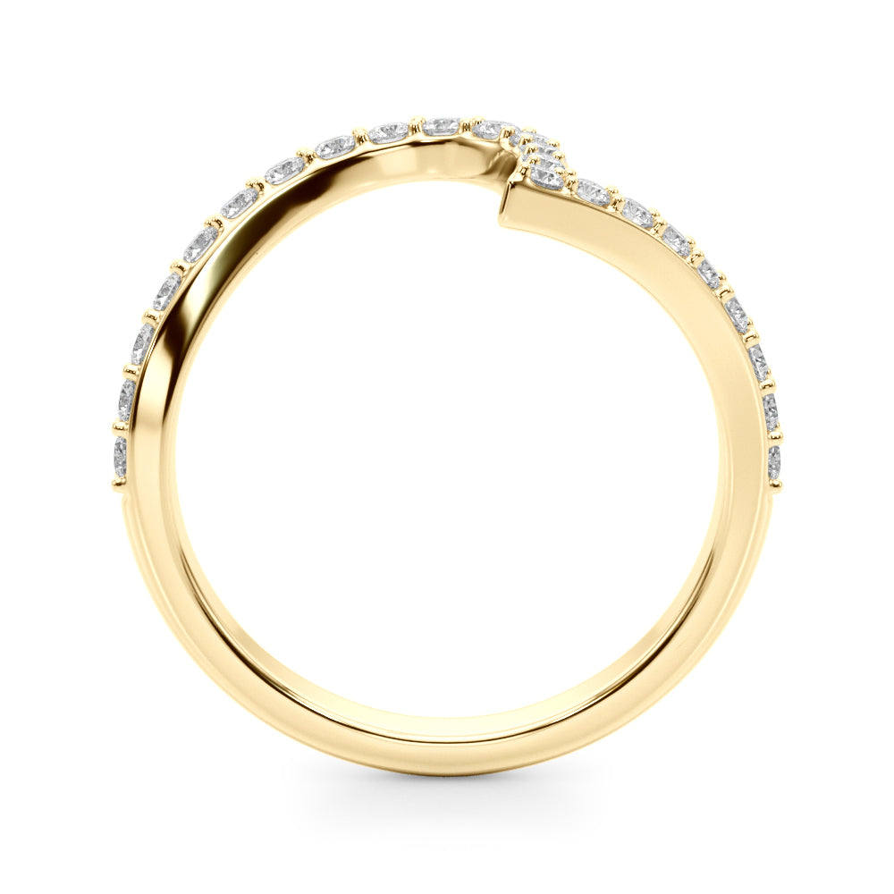 Diamond Half Eternity Ring in Gold & Platinum