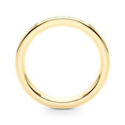 Channel Set Baguette Half Eternity Ring in Gold & Platinum