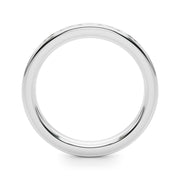 Channel Set Baguette Half Eternity Ring in Gold & Platinum