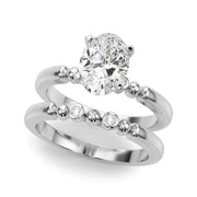 Elegant Beaded Bezel Set Engagement Ring Round Diamond Engagement Ring in 10K/14K gold and platinum with certified lab-grown or natural diamonds