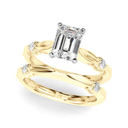 Luxe Infinity Dia Engagement Ring Round Diamond Engagement Ring in 10K/14K gold and platinum with certified lab-grown or natural diamonds