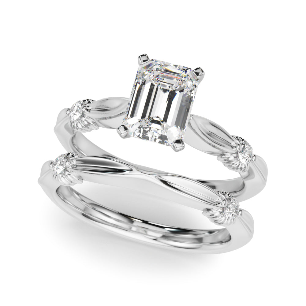 Luxe Infinity Dia Engagement Ring Round Diamond Engagement Ring in 10K/14K gold and platinum with certified lab-grown or natural diamonds