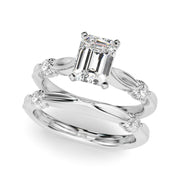 Luxe Infinity Dia Engagement Ring Round Diamond Engagement Ring in 10K/14K gold and platinum with certified lab-grown or natural diamonds