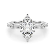 Luxe Infinity Dia Engagement Ring Round Diamond Engagement Ring in 10K/14K gold and platinum with certified lab-grown or natural diamonds