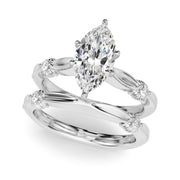 Luxe Infinity Dia Engagement Ring Round Diamond Engagement Ring in 10K/14K gold and platinum with certified lab-grown or natural diamonds
