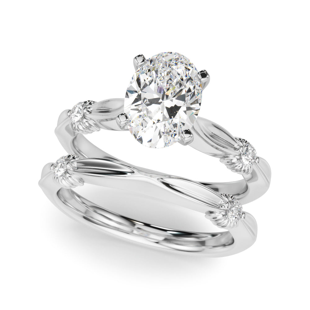 Luxe Infinity Dia Engagement Ring Round Diamond Engagement Ring in 10K/14K gold and platinum with certified lab-grown or natural diamonds