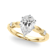 Luxe Infinity Dia Engagement Ring Round Diamond Engagement Ring in 10K/14K gold and platinum with certified lab-grown or natural diamonds
