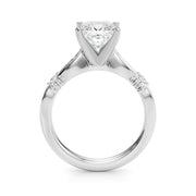 Luxe Infinity Dia Engagement Ring Round Diamond Engagement Ring in 10K/14K gold and platinum with certified lab-grown or natural diamonds