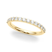 Straight Half Eternity Ring in 10K/14K gold and platinum with certified lab-grown or natural diamonds