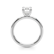 Radiant Cut Solitaire Emerald Diamond Engagement Ring in 10K/14K gold and platinum with certified lab-grown or natural diamonds