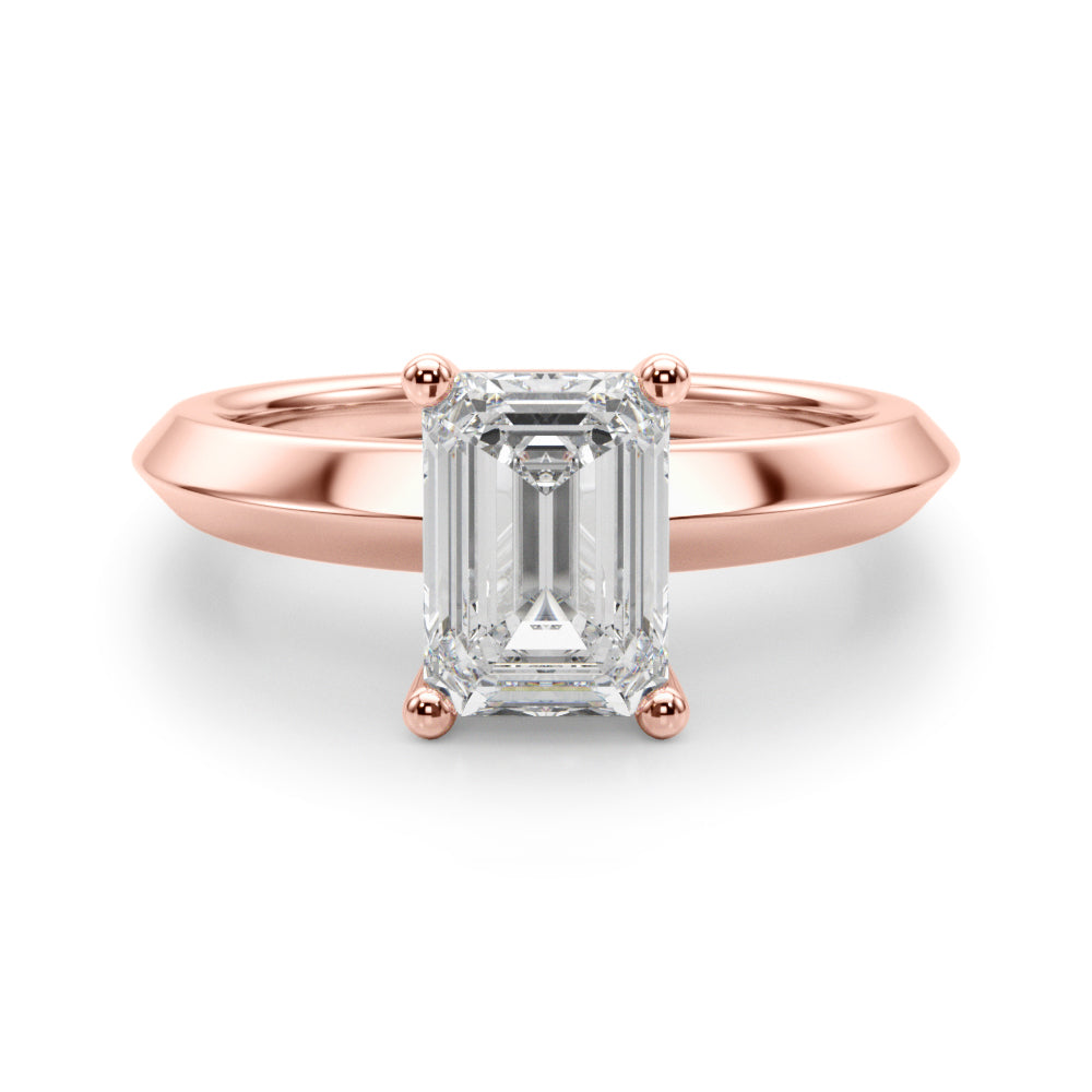 Romantic Ov Center Mq & Rd Sides Oval Diamond Engagement Ring â€” 10K/14K Gold & Platinum