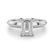 Romantic Ov Center Mq & Rd Sides Oval Diamond Engagement Ring â€” 10K/14K Gold & Platinum