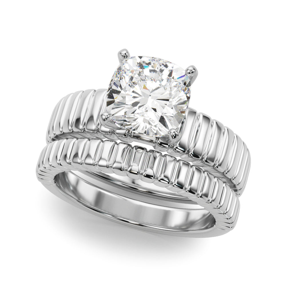 Exquisite Solitaire Round Diamond Engagement Ring in 10K/14K gold and platinum with certified lab-grown or natural diamonds